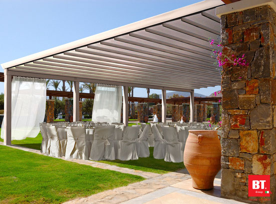 Großflächenmarkisen